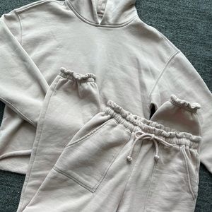 Light Pink Sweat Suit